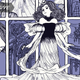 Princess Alera arrives at the ball in young Tien’s story.